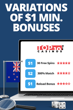 variations of $1 min. bonuses