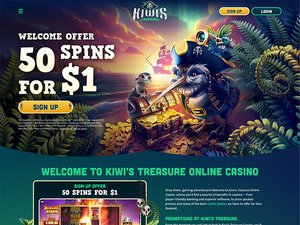 Kiwis Treasure website